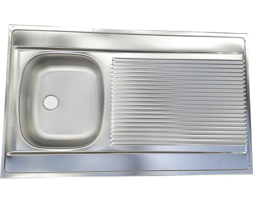 Nerezový drez s odkvapkávacou plochou
