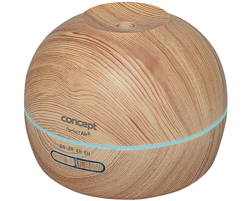 Zvlhčovač vzduchu s dreveným vzhľadom od firmy Concept