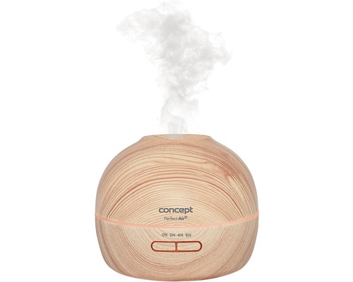 Zvlhčovač vzduchu s dizajnom dreva a stúpajúcou parou