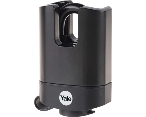 Čierny zámok s logom Yale