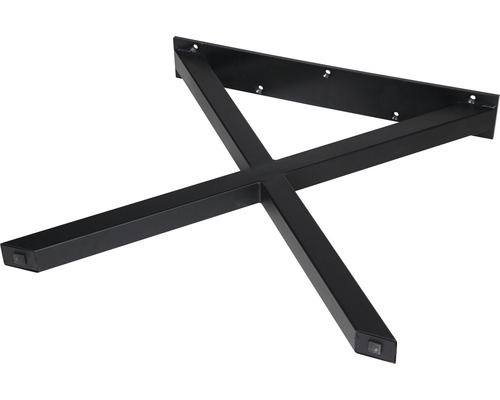 Čierna stolová konzola na montáž na stenu
