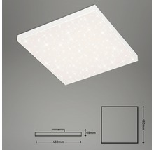 LED panel Briloner 7381-116 24W 2400lm 3000-6500K biely s diaľkovým ovládaním-thumb-5