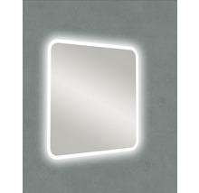 Štvorcové zrkadlo s LED osvetlením do kúpeľne