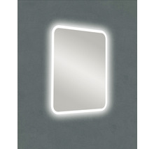 Štvorcové zrkadlo s LED osvetlením do kúpeľne
