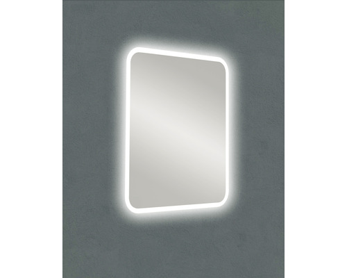 Štvorcové zrkadlo s LED osvetlením do kúpeľne