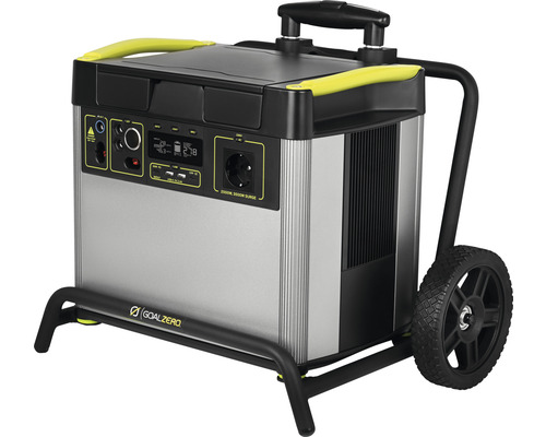 Prenosný generátor energie s kolieskami a digitálnym displejom