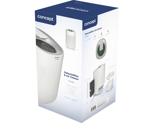 Balenie odvlhčovača a čističky vzduchu Concept