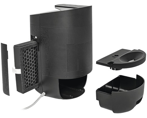 Rozložený čistič vzduchu s filtrom