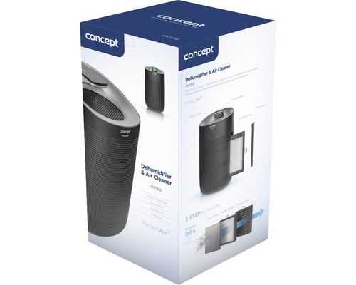 Balenie odvlhčovača vzduchu a čističky vzduchu Concept OV1210