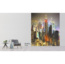 Fototapeta s motívom panorámy mesta, rozmery 243 x 280 centimetrov