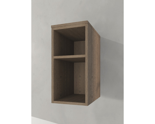 Závesná polica s dvomi priehradkami