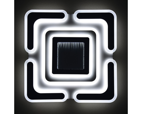 Štvorcové LED stropné svietidlo so zrkadlovým efektom