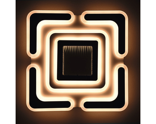 Štvorcové LED stropné svietidlo so zrkadlovým efektom