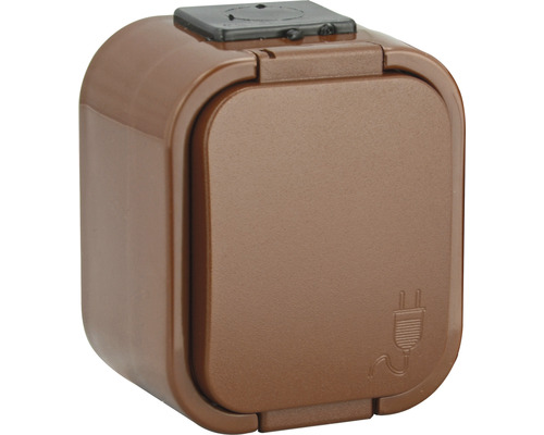 Vonkajšia zásuvka s výklopným vekom