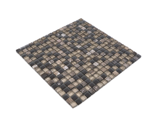 Mozaiková dlaždica zo skla a kameňa