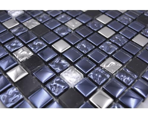 Mozaiková dlaždica zo skla a kameňa