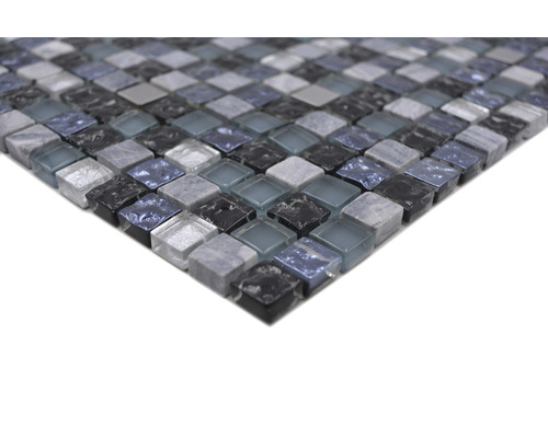 Mozaiková dlaždica zo skla a kameňa