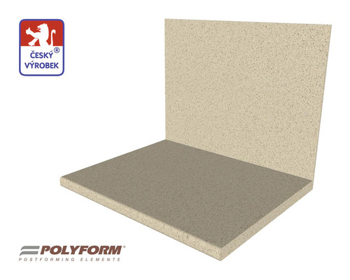 Kuchynská pracovná doska s nadstavbou