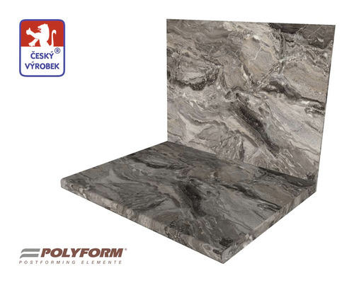 Kuchynská pracovná doska so zadnou stenou