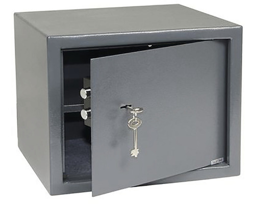 Otvorený trezor s kľúčom