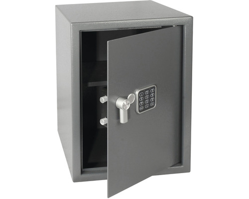 Otvorený trezor s elektronickým číselným zámkom