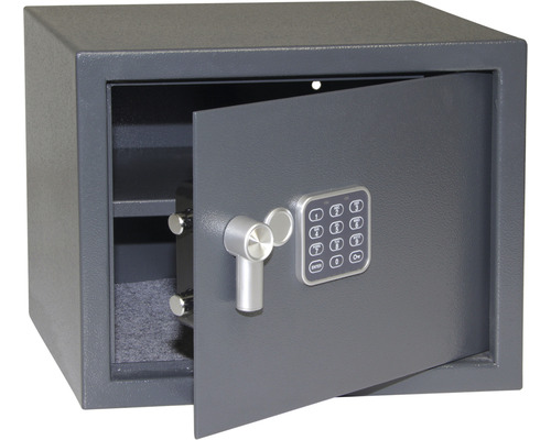 Otvorený trezor s elektronickým zámkom