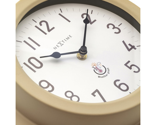 Nástenné hodiny Nextime s ochranou proti poveternostným vplyvom