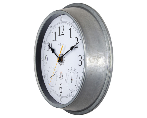 Nástenné hodiny s teplomerom a vlhkomerom