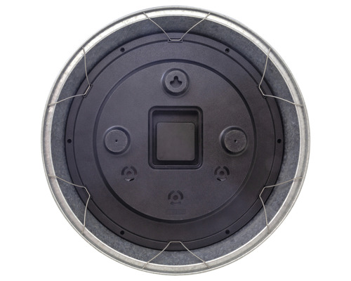 Pohľad zozadu na kvetináč so závesom