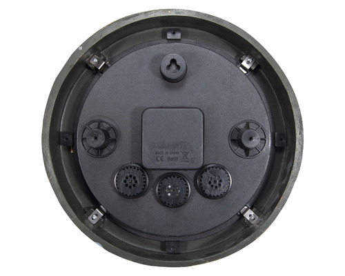 Zadná strana hodín so závesom na montáž na stenu