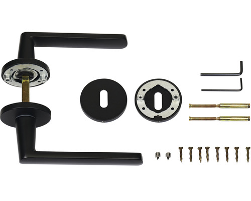 Súprava kľučky na dvere vrátane montážneho materiálu