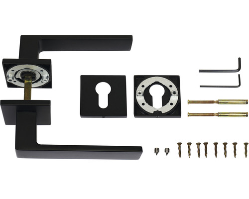 Sada kľučky ku dverám s montážnym materiálom