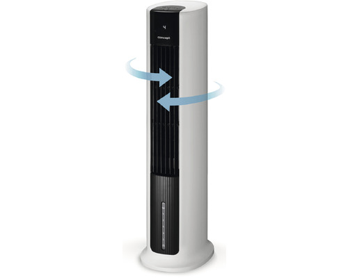 Vežový ventilátor s otočnou funkciou