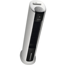 Biely vežový ventilátor s diaľkovým ovládaním