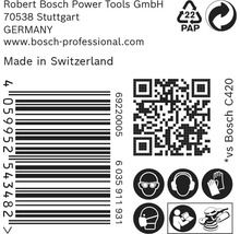 Brúsny papier pre excentrické brúsky Bosch Ø 150 mm, zrnitosť 120, dierovaný, 50 ks