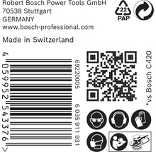 Brúsny papier pre excentrické brúsky Bosch Ø 125 mm, zrnitosť 320, dierovaný, 50 ks