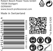 Brúsny papier pre excentrické brúsky Bosch Ø 225 mm, zrnitosť 180, dierovaný, 25 ks