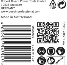 Brúsny papier pre excentrické brúsky Bosch Ø 225 mm, zrnitosť 80, dierovaný, 25 ks