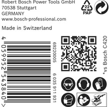 Informácie o Robert Bosch Power Tools GmbH, čiarový kód, QR kód a bezpečnostné pokyny