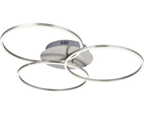 Stropné svietidlo s tromi kruhovými LED prvkami