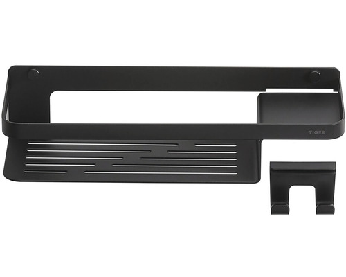 Kúpeľňová polica s háčikmi Logo Tiger