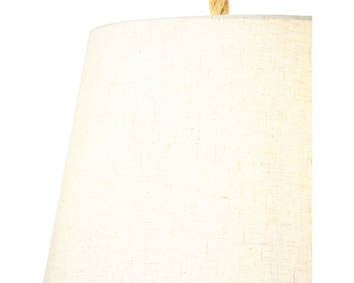 Detail tienidla lampy s textilným povrchom