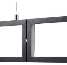 LED luster Brilliant Ranut 28 W 2000 lm 3000 K čierny stmievateľný