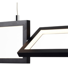 LED luster Brilliant Ranut 28 W 2000 lm 3000 K čierny stmievateľný