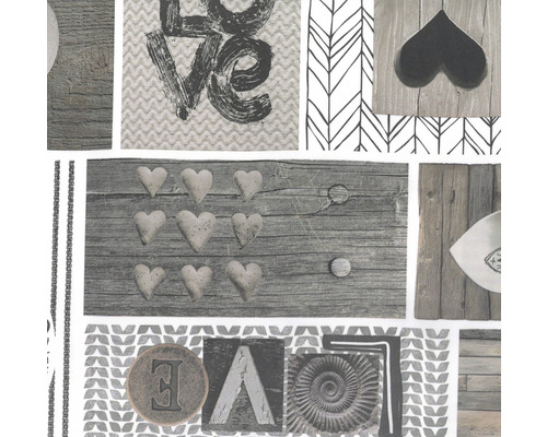 Fototapeta s motívmi sŕdc a písma