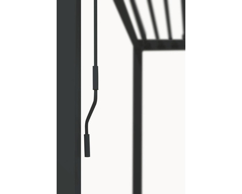 Detailný pohľad na kľukový mechanizmus pre markízu.