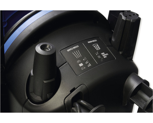 Tryska pre vysokotlakový čistič so symbolmi pre jemné a hrubé čistenie