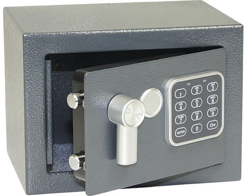 Otvorený trezor s numerickou klávesnicou