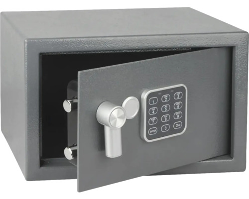 Otvorený trezor s číselným zámkom