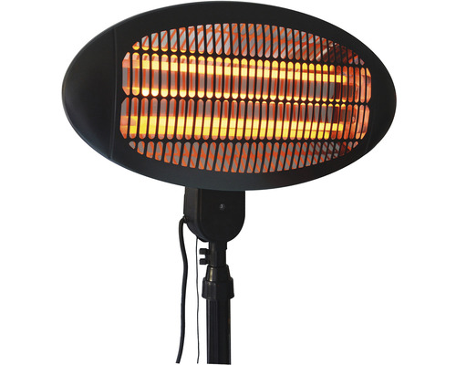 Infračervený ohrievač na stojane pre vonkajšie použitie